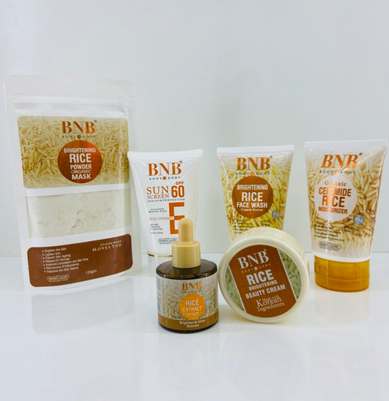 BNB 6 pcs Rice skincare set