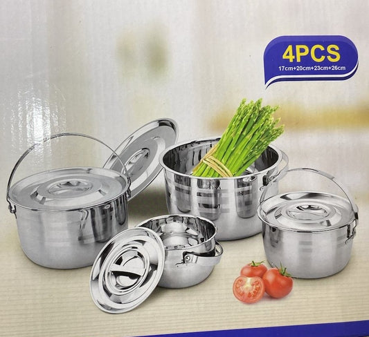 serving 4 pc Pot set